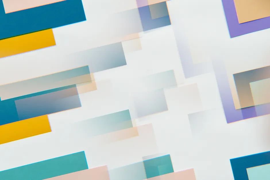 Detail Geometrische Formen überlappend Transparent Hintergrund Number 4