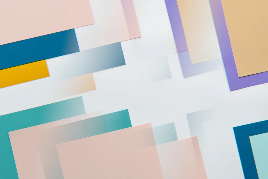 Detail Geometrische Formen überlappend Transparent Hintergrund Number 6
