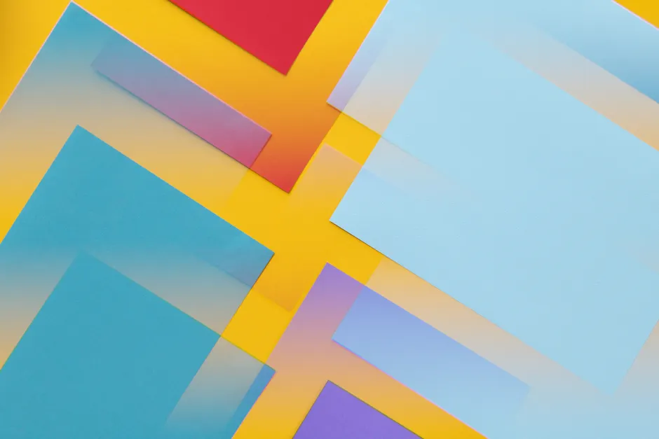Detail Geometrische Formen überlappend Transparent Hintergrund Number 8