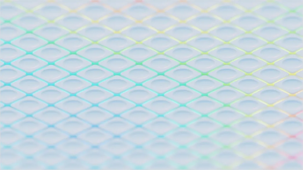 Detail Geometrische Kreise überlappend Farbverlauf Hintergrund Number 19