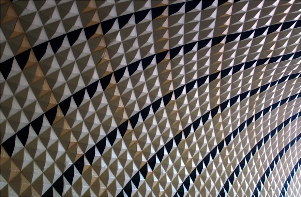 Detail Geometrisches Gitter Muster Abstrakt Perspektive Number 11