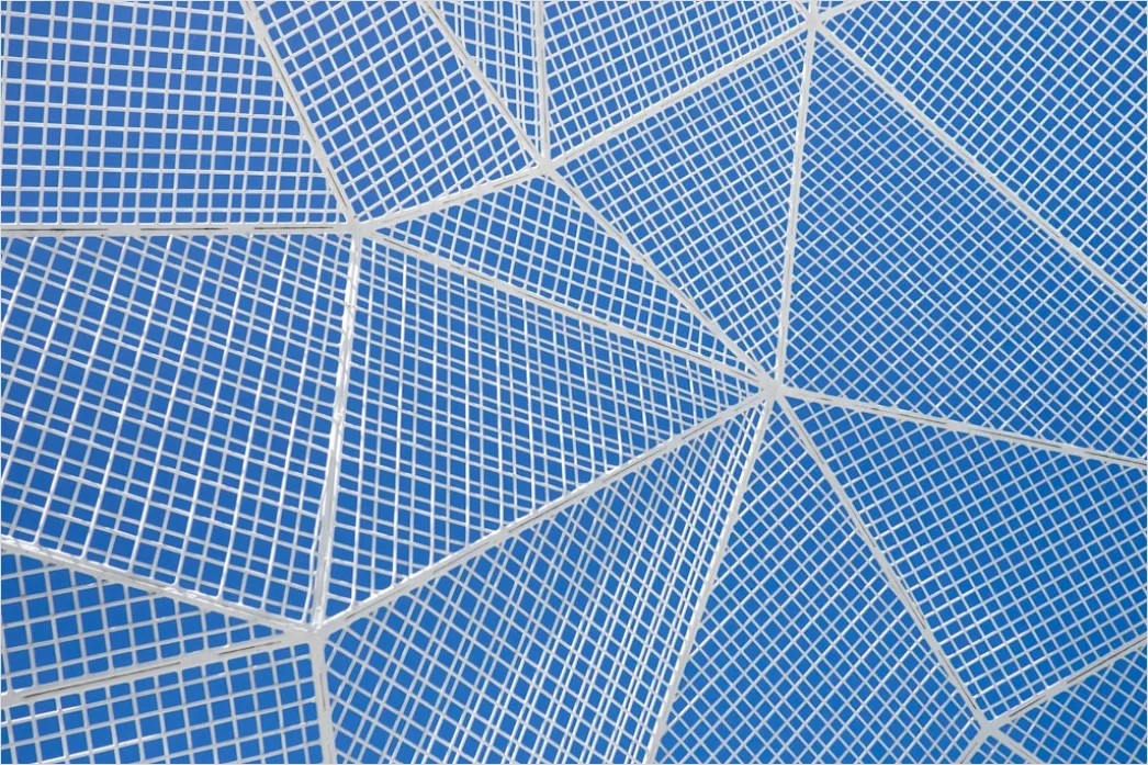 Detail Geometrisches Gitter Muster Abstrakt Perspektive Number 12