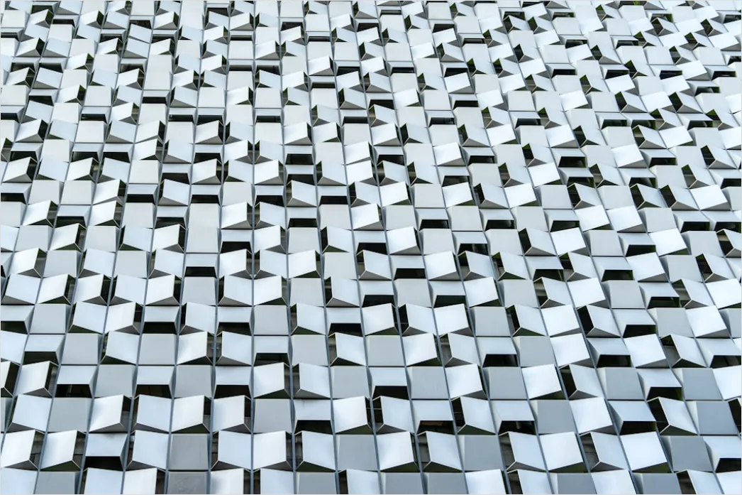 Detail Geometrisches Gitter Muster Abstrakt Perspektive Number 13