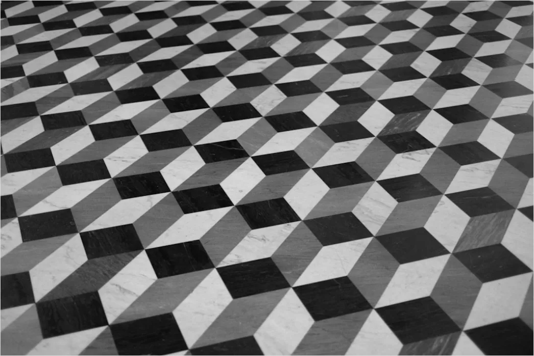 Detail Geometrisches Gitter Muster Abstrakt Perspektive Number 18