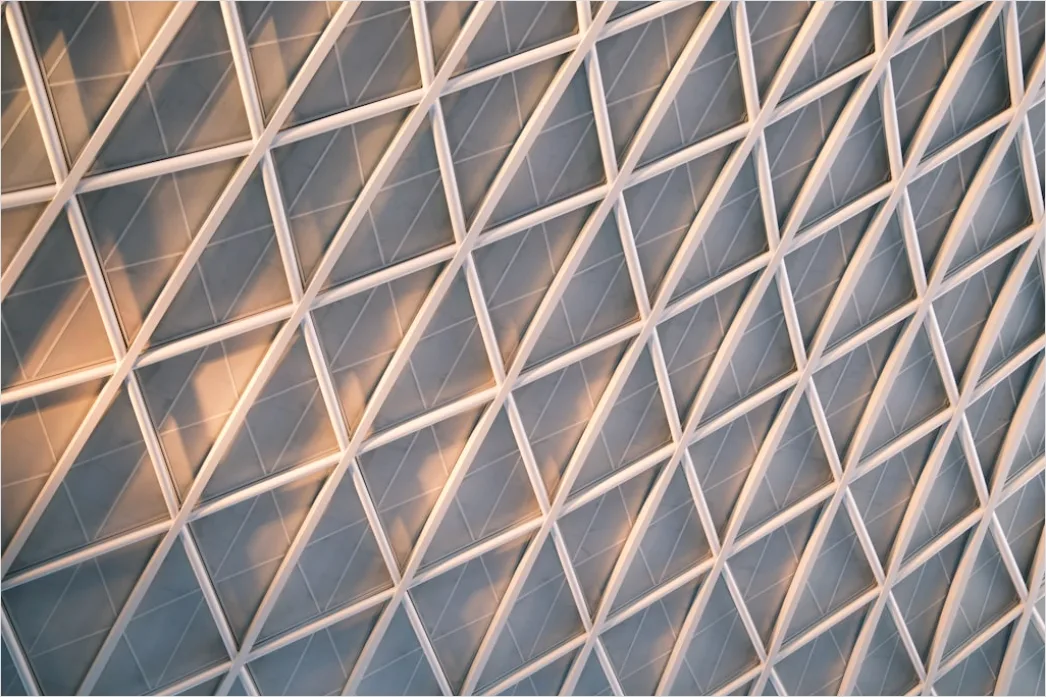 Detail Geometrisches Gitter Muster Abstrakt Perspektive Number 6
