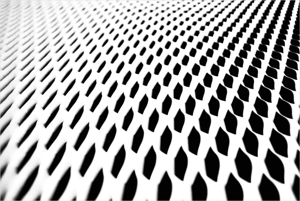 Detail Geometrisches Gitter Muster Abstrakt Perspektive Number 9