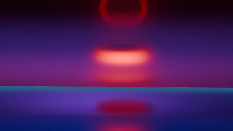 Detail Glühende Neon Kreise Abstrakt Dunkel Hintergrund Number 15