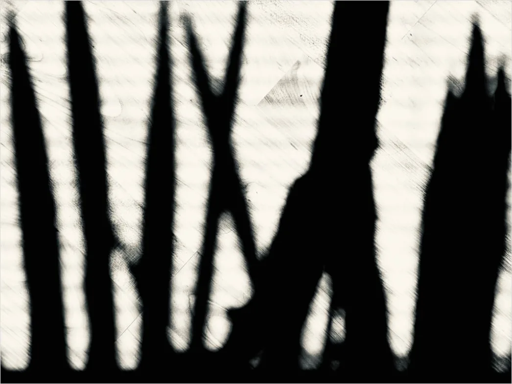 Detail Grunge Abstrakt Pinselstriche Schwarz Weiß Textur Number 14