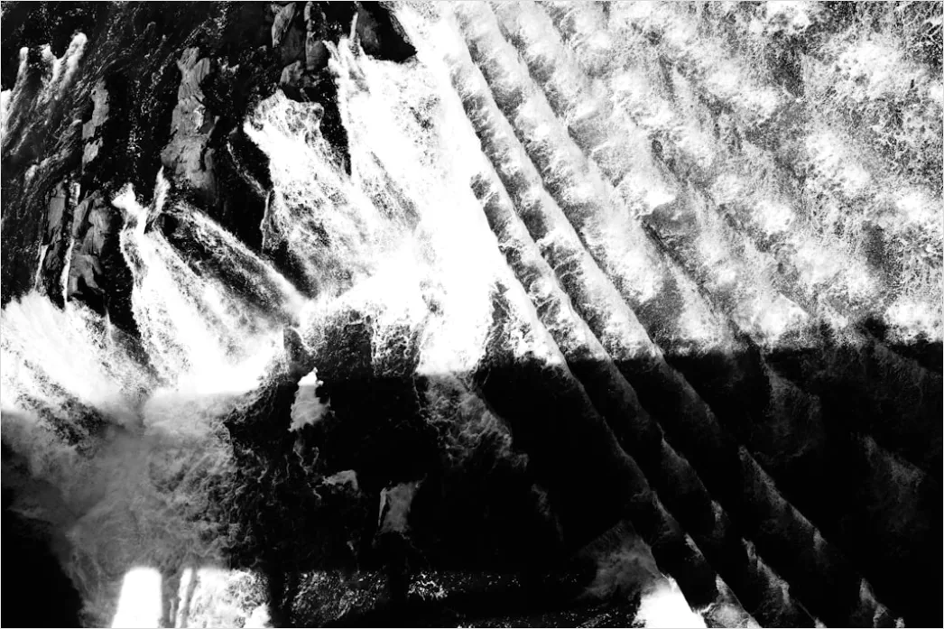 Detail Grunge Abstrakt Pinselstriche Schwarz Weiß Textur Number 16
