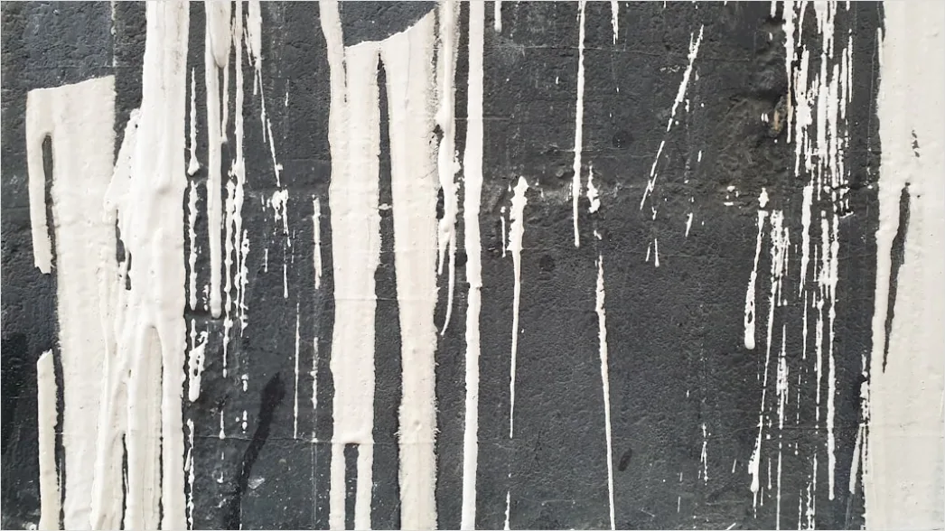Detail Grunge Abstrakt Pinselstriche Schwarz Weiß Textur Number 4