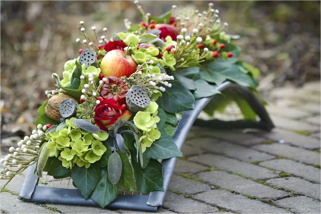Detail Hochzeit Blumenschmuck Gesteck Tisch Elegant Number 13