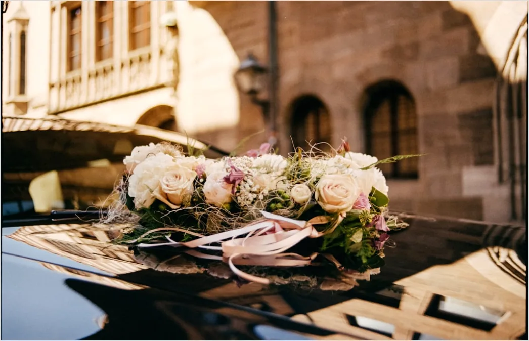 Detail Hochzeit Blumenschmuck Gesteck Tisch Elegant Number 7