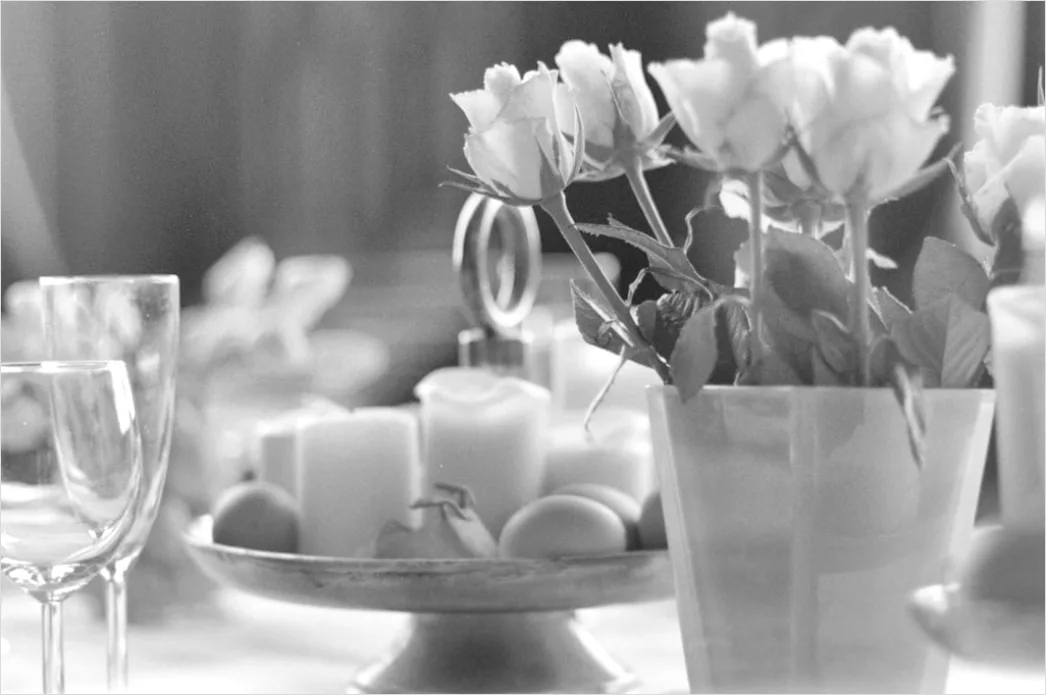 Detail Hochzeit Dekoration Tisch Blumen Elegant Nahaufnahme Number 6