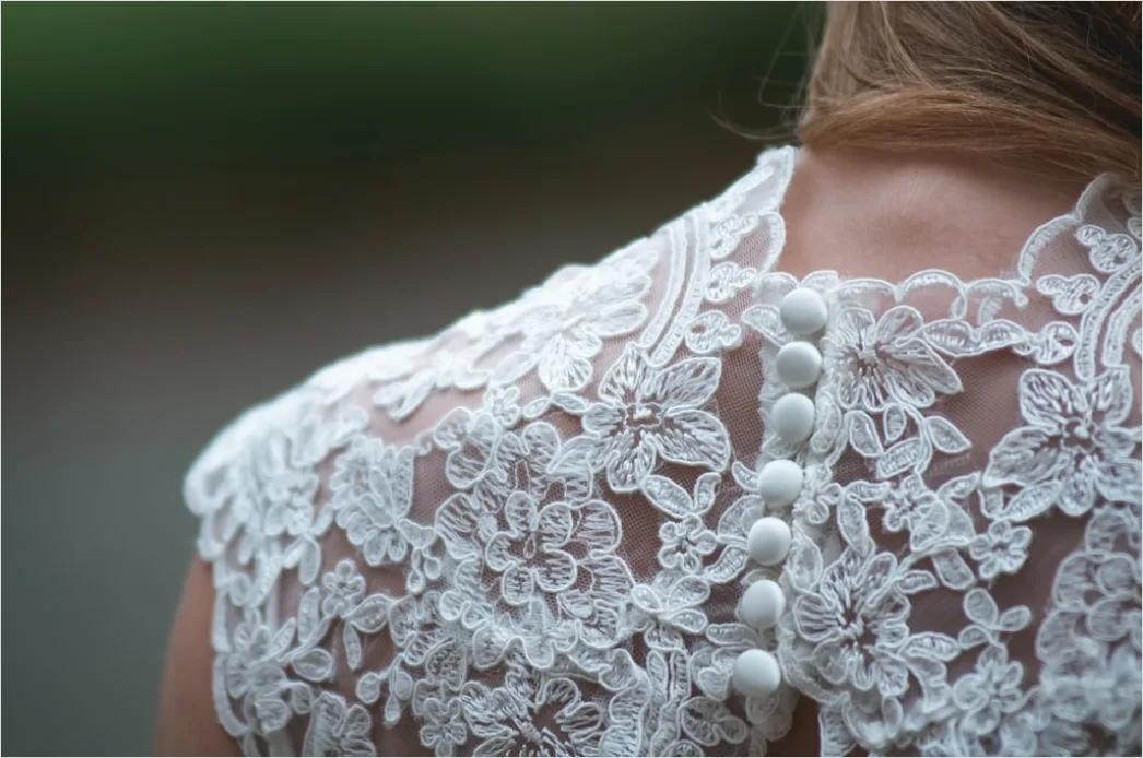 Hochzeitskleid Detail Spitze Nahaufnahme Ruecken 9061