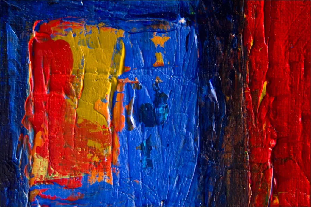 Detail Impasto Abstrakt Textur Leinwand Nahaufnahme Number 11