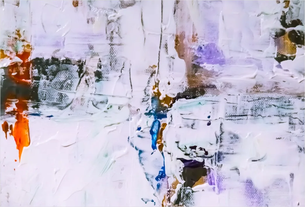 Detail Impasto Abstrakt Textur Leinwand Nahaufnahme Number 18