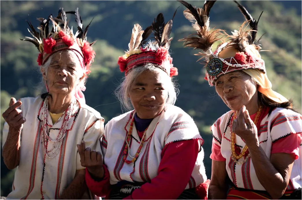 Indigenous Elder Portrait Dignified Traditional Dress 3e54