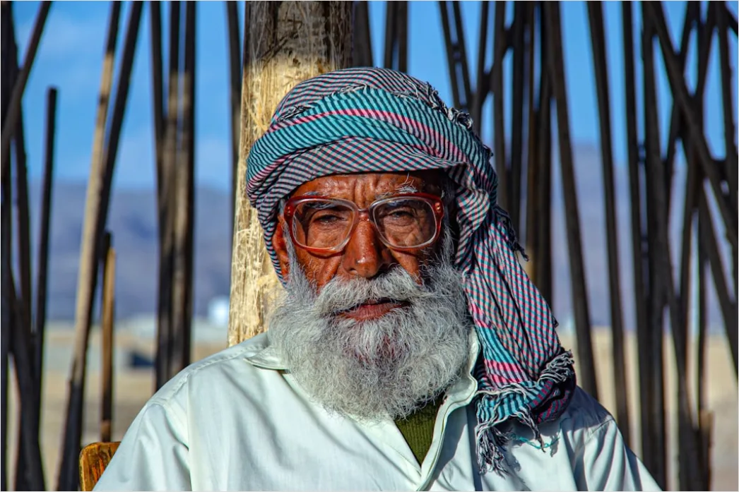 Detail Indigenous Elder Portrait Dignified Traditional Dress Number 2