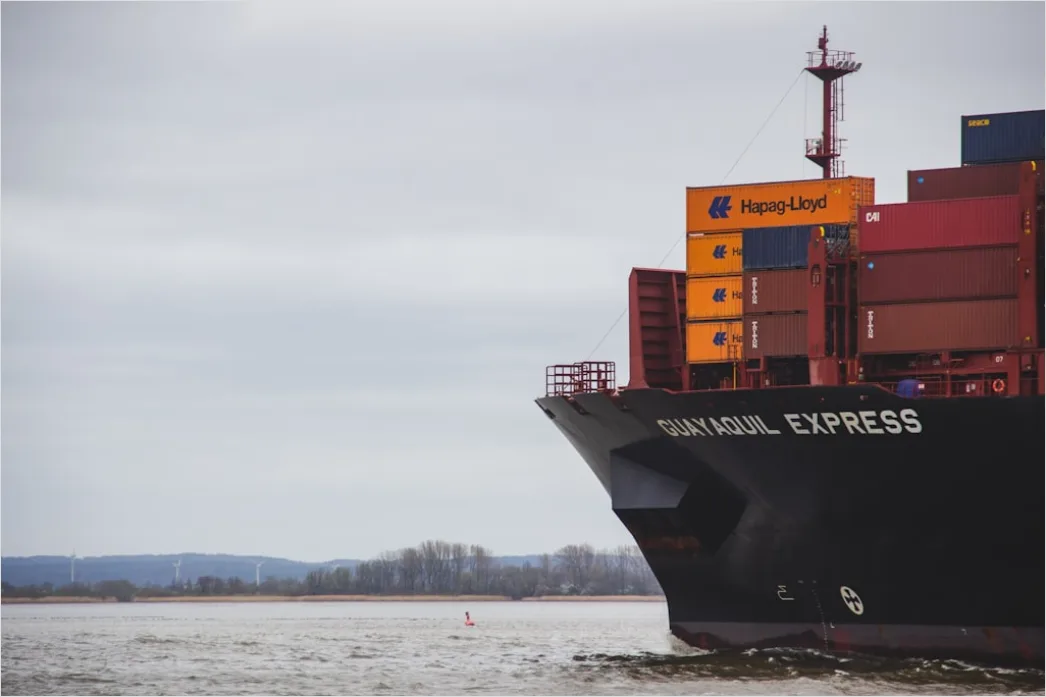 Detail Intermodal Transport Container Ship And Train Number 5