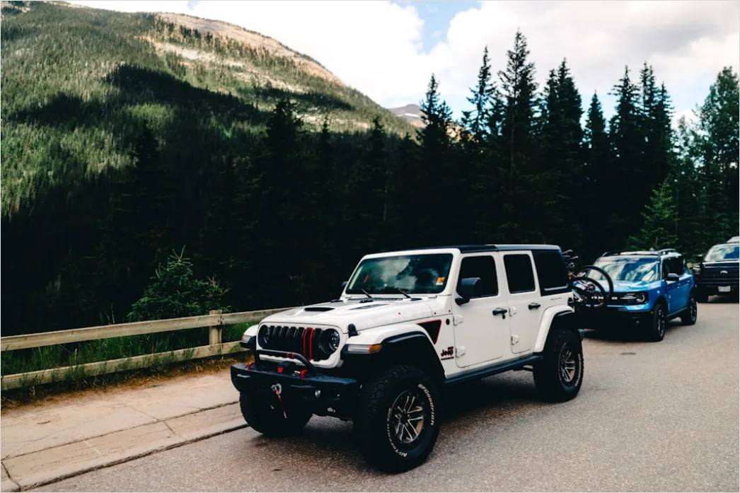 Jeep Off Road Trail Mountain Landscape 2dce