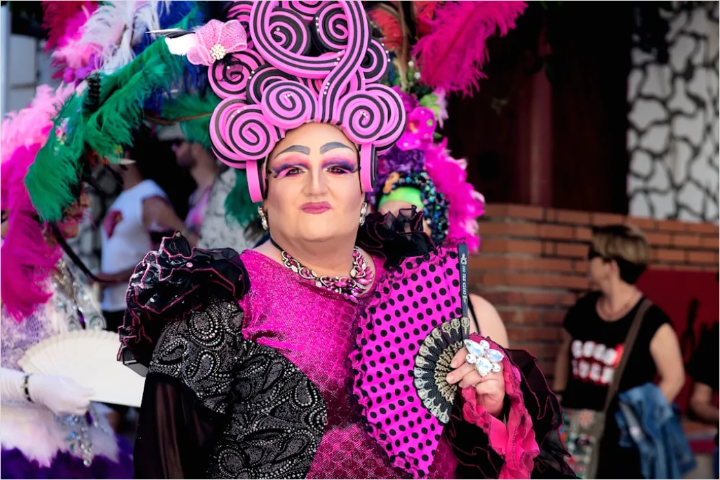 Detail Karneval Kostüm Bunt Portrait Feier Number 7