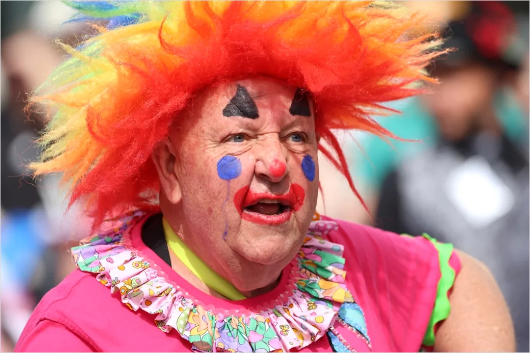 Detail Karneval Kostüm Bunt Portrait Feier Number 8