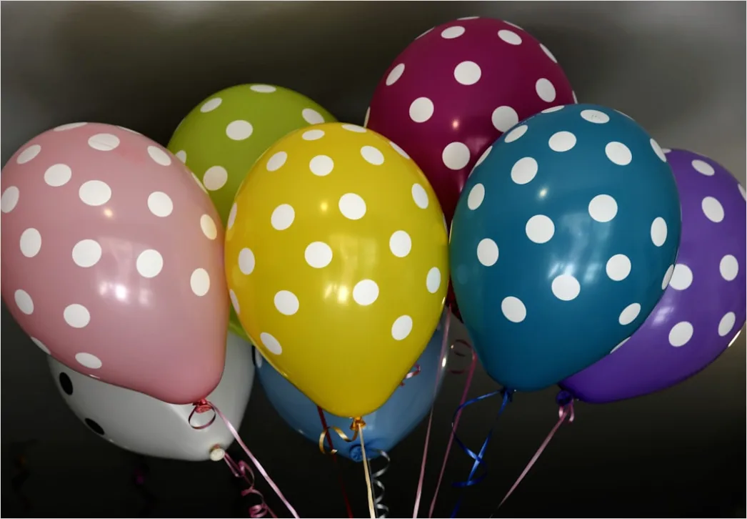 Detail Kindergeburtstag Dekoration Bunt Luftballons Tisch Number 11