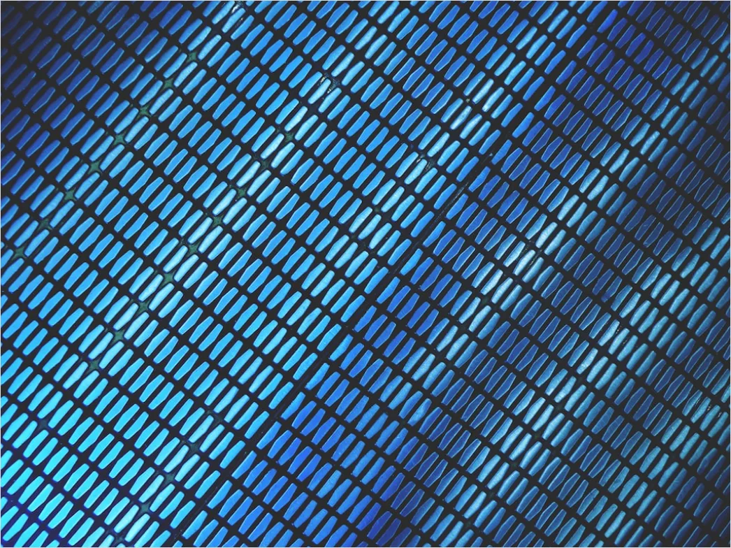 Detail Leuchtendes Neon Gitter Abstrakt Hintergrund Blau Number 18