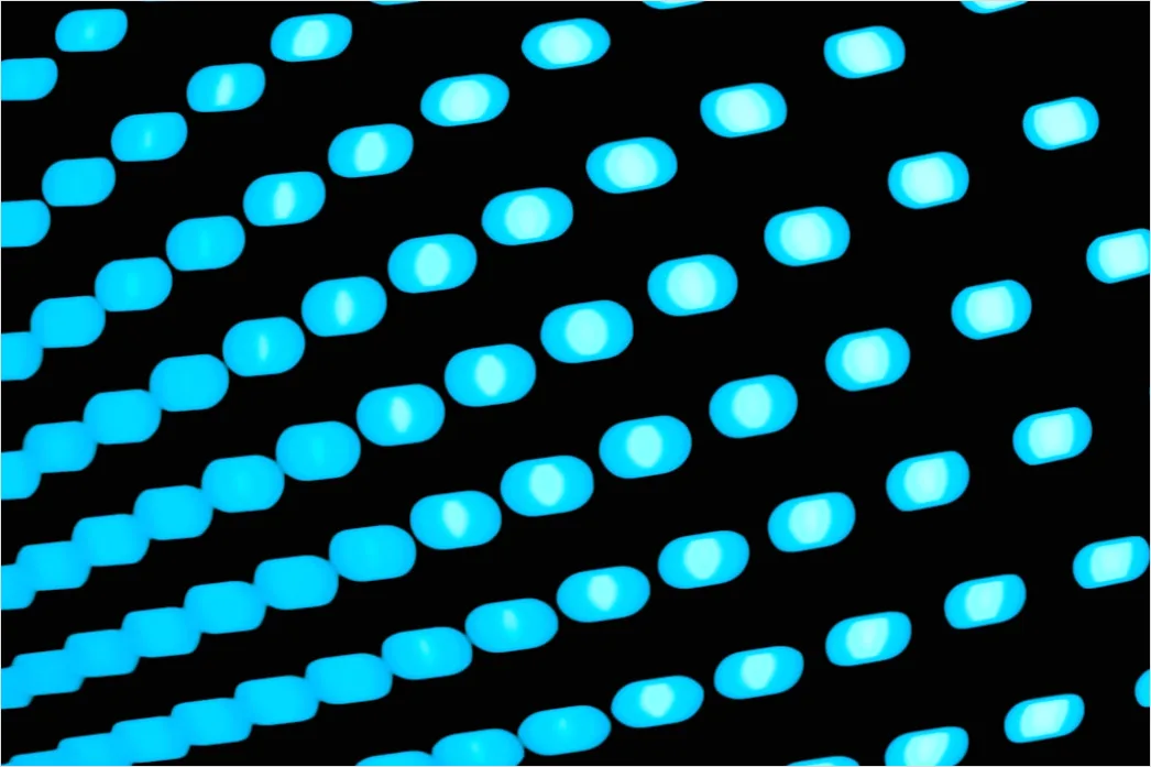 Detail Leuchtendes Neon Gitter Abstrakt Hintergrund Blau Number 20
