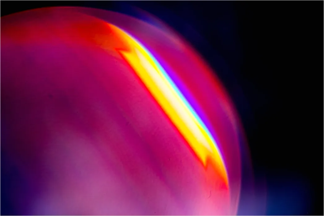 Detail Lichtbrechung Abstrakt Regenbogen Spektrum Makro Number 15