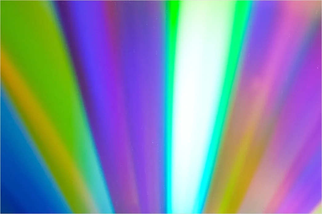 Detail Lichtbrechung Abstrakt Regenbogen Spektrum Makro Number 19