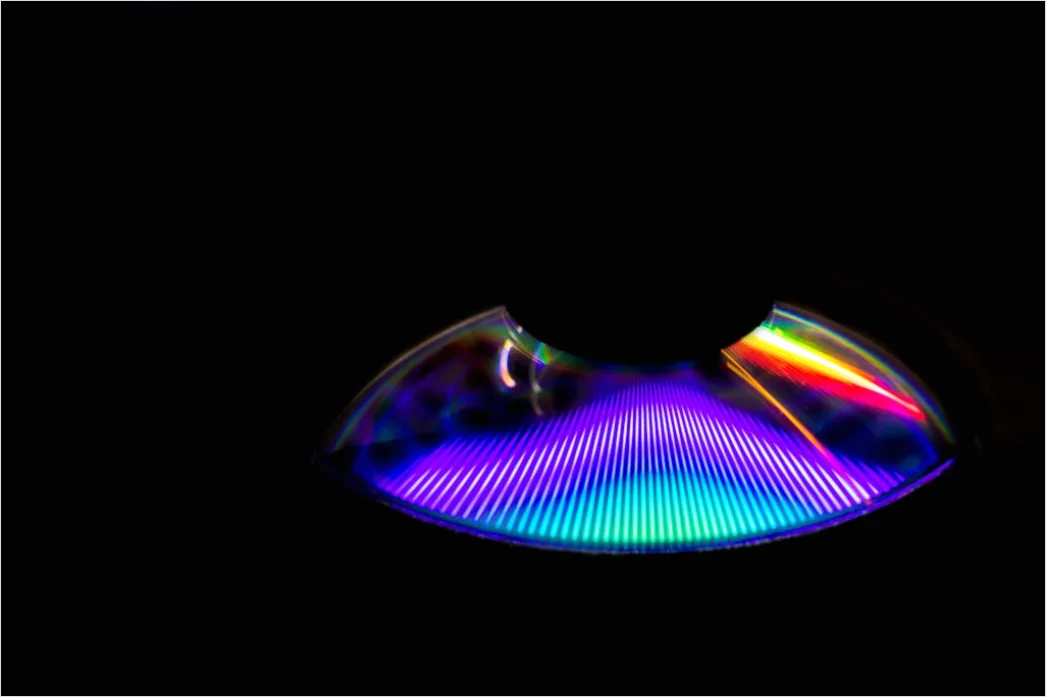Detail Lichtbrechung Abstrakt Regenbogen Spektrum Makro Number 20
