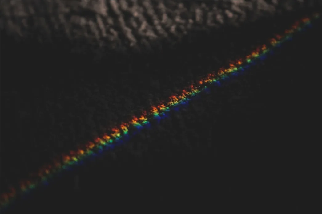 Detail Lichtbrechung Abstrakt Regenbogen Spektrum Makro Number 8