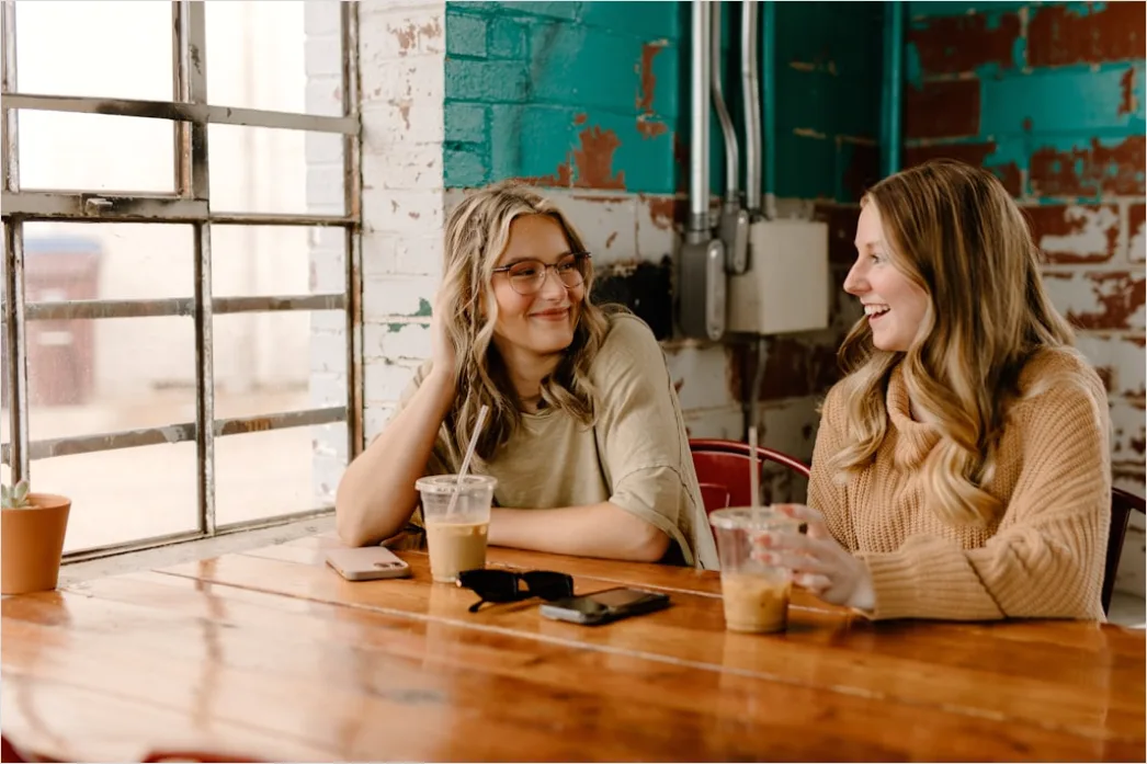 Lifestyle Portrait Woman Coffee Shop Candid Moment 3c3a