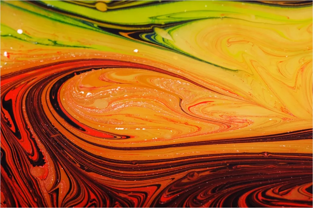 Detail Liquid Art Acryl Gießen Farben Swirl Number 17