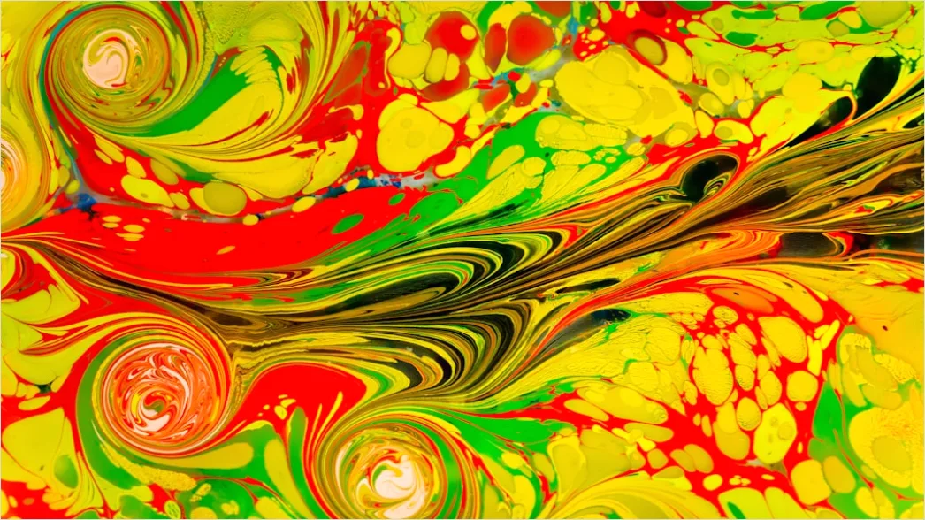 Detail Liquid Art Acryl Gießen Farben Swirl Number 20