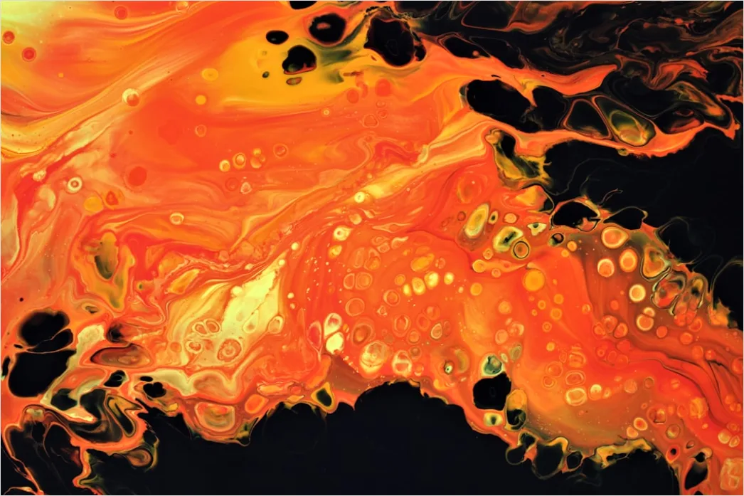 Detail Liquid Art Acryl Gießen Farben Swirl Number 7