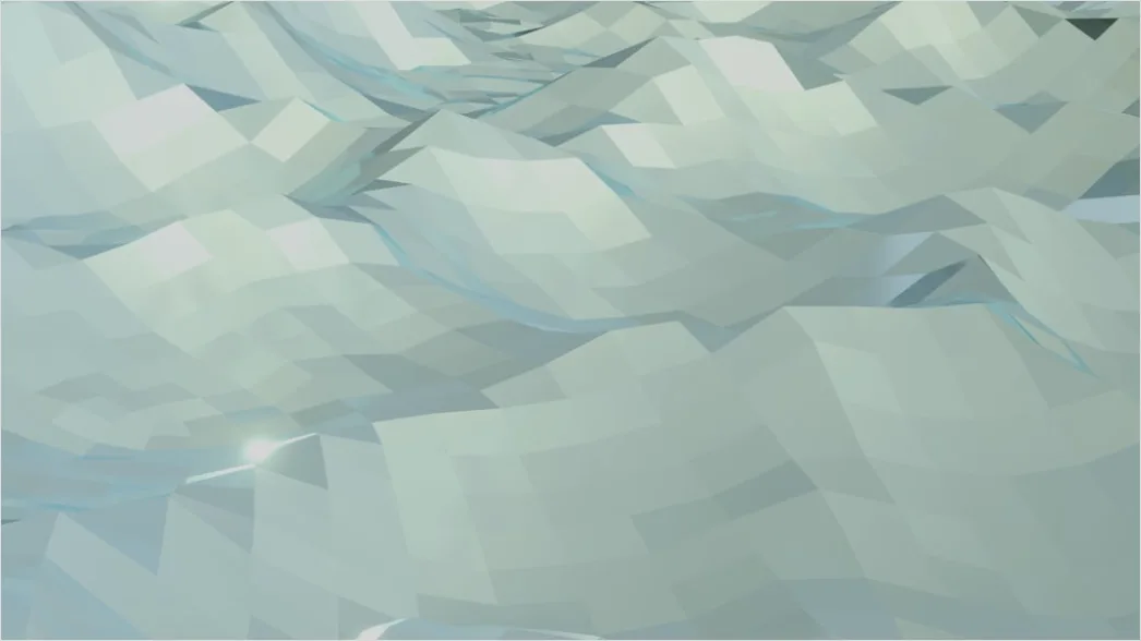 Detail Low Poly Abstrakt Geometrisch Berg Landschaft Number 15