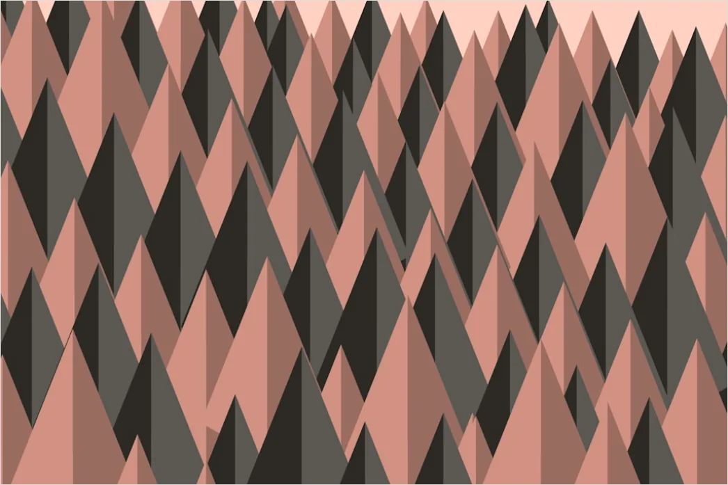 Detail Low Poly Abstrakt Geometrisch Berg Landschaft Number 19