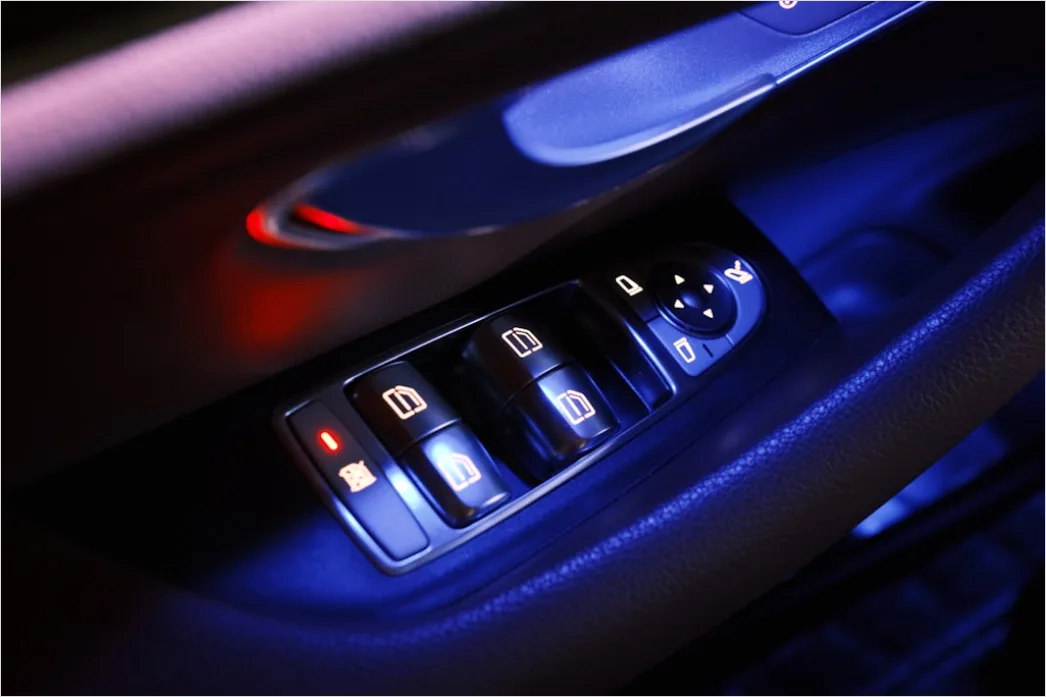 Detail Luxury Car Interior Ambient Lighting Night Number 13
