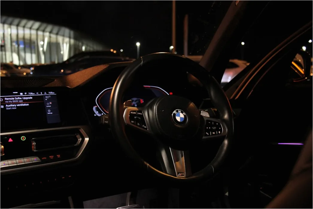 Detail Luxury Car Interior Ambient Lighting Night Number 15