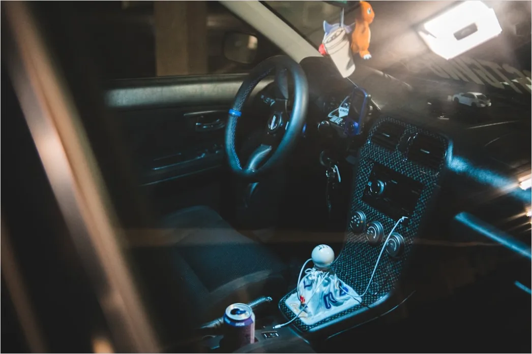 Detail Luxury Car Interior Ambient Lighting Night Number 19