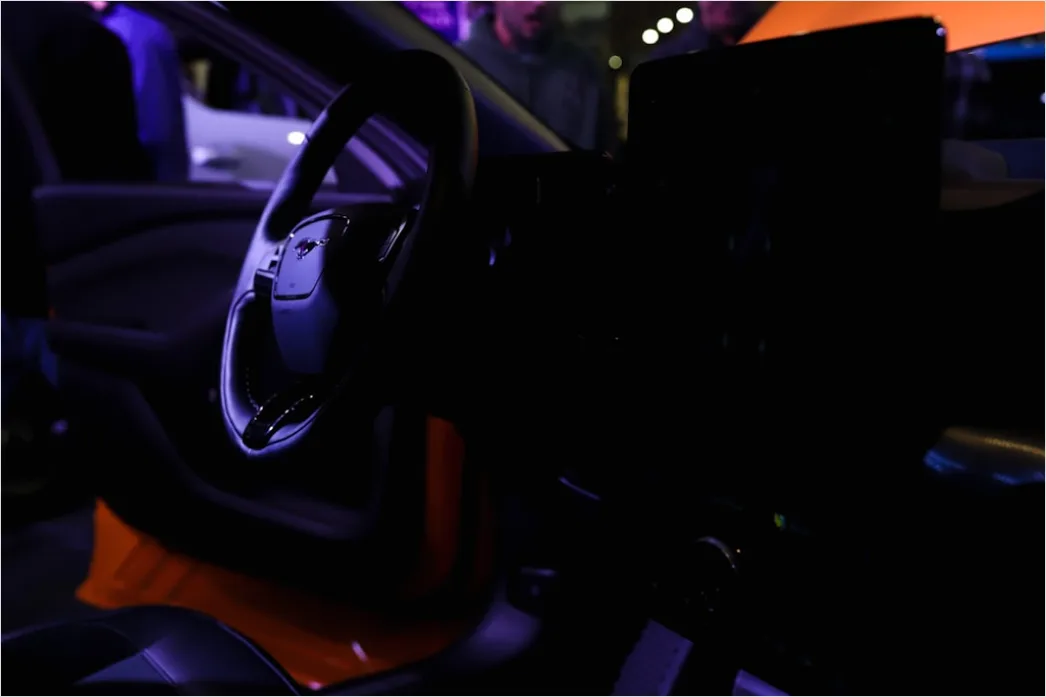 Detail Luxury Car Interior Ambient Lighting Night Number 4