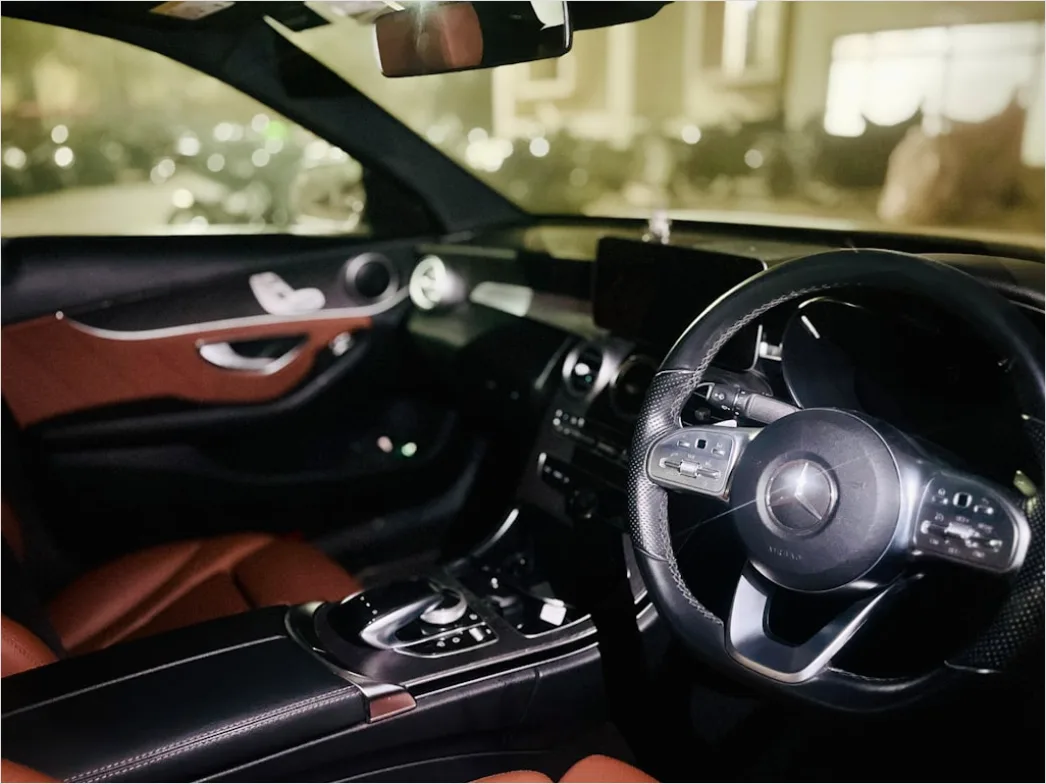 Detail Luxury Car Interior Ambient Lighting Night Number 6