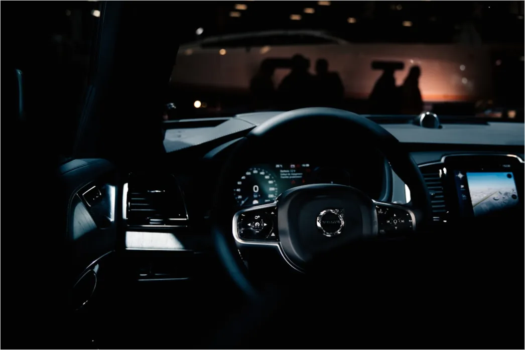 Detail Luxury Car Interior Ambient Lighting Night Number 9