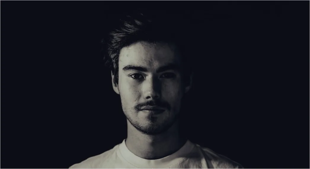 Detail Man Portrait Serious Expression Black And White Number 3