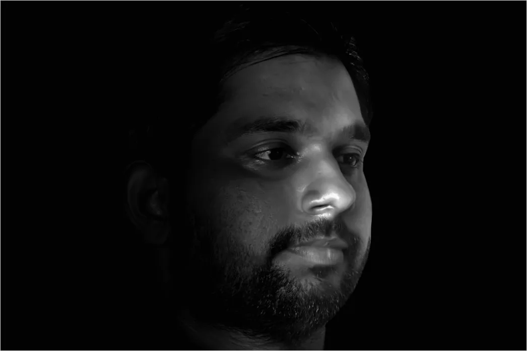 Detail Man Portrait Serious Expression Black And White Number 10