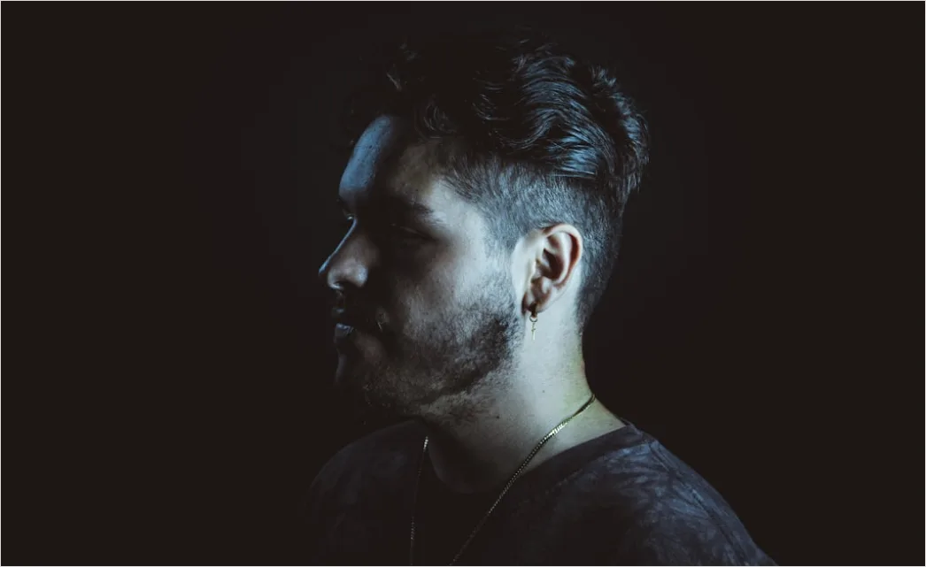 Detail Man Portrait Side Profile Dramatic Studio Lighting Number 2