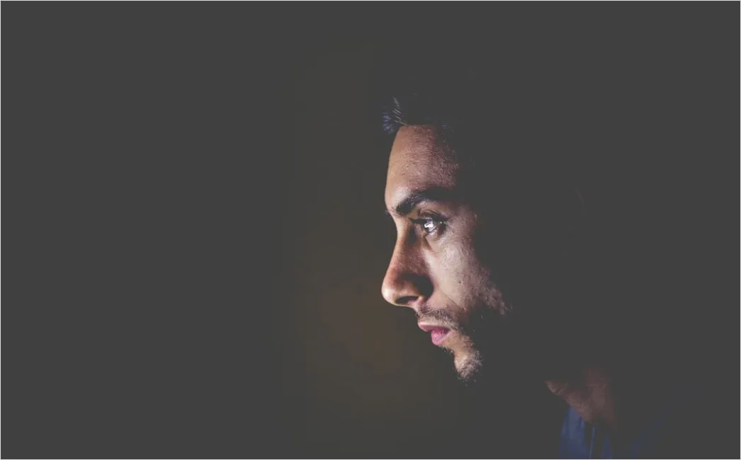 Detail Man Portrait Side Profile Dramatic Studio Lighting Number 14