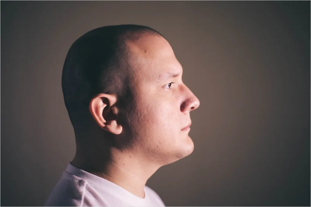 Detail Man Portrait Side Profile Dramatic Studio Lighting Number 18
